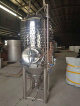 50L-2000L Stainless Jacketed Conical Fermenter / Fermentation Tank